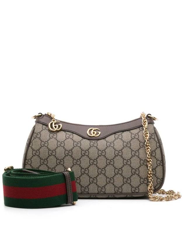 Ophidia Chain Strap Small Shoulder Bag Beige - GUCCI - BALAAN 7