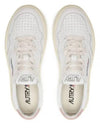 Men's Medalist Leather Low Top Sneakers White - AUTRY - BALAAN 2