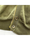 48 Men s Leather Point Silk Cashmere Cardigan Olive - LORO PIANA - BALAAN 6