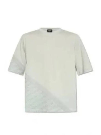 Jersey Short Sleeve T-Shirt Grey - FENDI - BALAAN 2