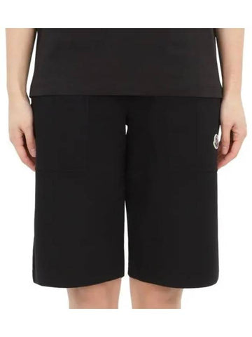 Kids Waffen Patch Shorts Black 8H00014 809AG 999 12 14A Adults Wearable 1065324 - MONCLER - BALAAN 1