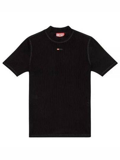 T Mokky Microdiv Logo Short Sleeve T-Shirt Black - DIESEL - BALAAN 2