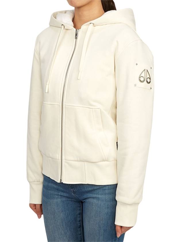 Classic Bunny 2 Zip Up Hoodie White Lining White - MOOSE KNUCKLES - BALAAN 4