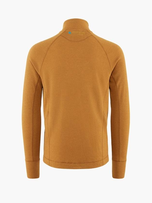 Huge Half Zip Long Sleeve T-shirt Mustard - KLATTERMUSEN - BALAAN 3