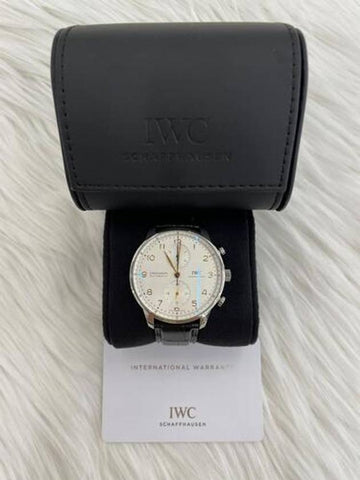 Women s Portugieser Chrono Gold Hands 19 Years Old IW371604 Condition - IWC - BALAAN 1