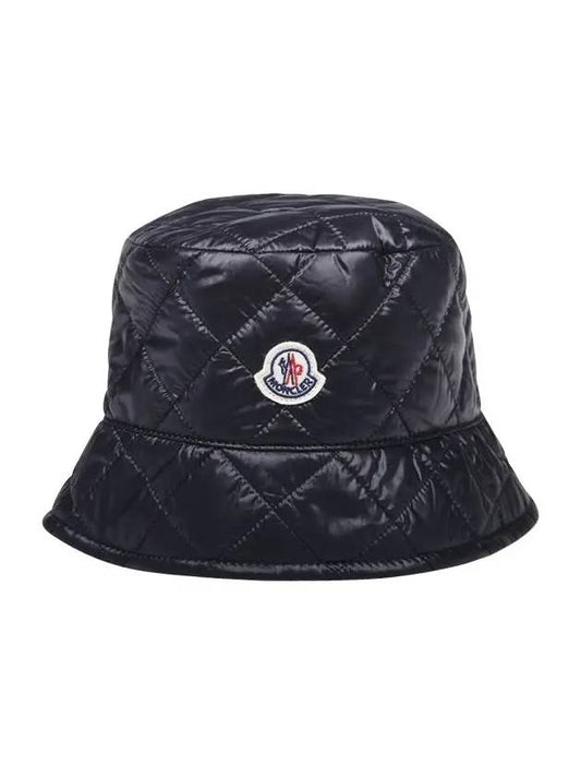 Quilted bucket hat black 3B00023 788LD - MONCLER - BALAAN 1