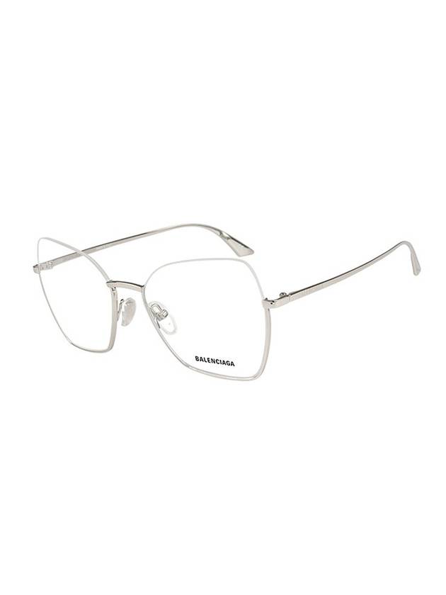 Eyewear Cat Eye Metal Eyeglasses Silver - BALENCIAGA - BALAAN 1