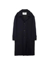 Wool Single Coat Blue - AMI - BALAAN 1