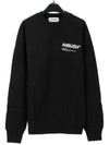 Men's Workshop Logo Print Sweatshirt Black - AMBUSH - BALAAN 2