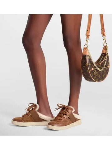 Lou Open Back Sneakers Cognac Boutique 1ACAD5 - LOUIS VUITTON - BALAAN 1