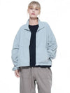 Searsucker Crop Windbreaker Jumper Sky - CHANCE'S NOI - BALAAN 7