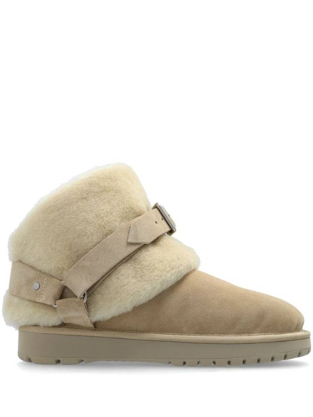 Suede Shearling Chubby Winter Boots Beige - BURBERRY - BALAAN 2