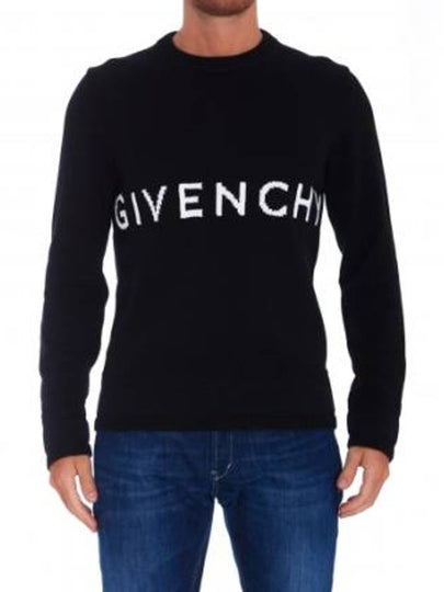 4G Logo Cotton Knit Top Black - GIVENCHY - BALAAN 2