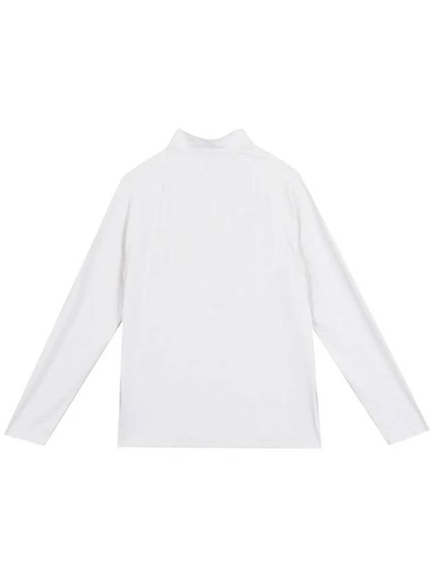 Men's Luxe Quarter Half Zip Layer Long Sleeve T-Shirt White - G/FORE - BALAAN 3