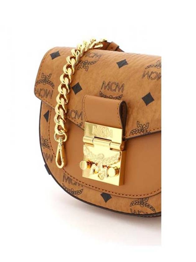 Tracy Visetos Mini Cross Bag Brown - MCM - BALAAN 5