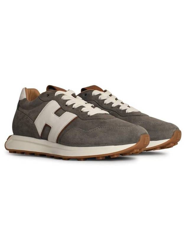 Hogan 'H601' Grey Leather Sneakers - HOGAN - BALAAN 2