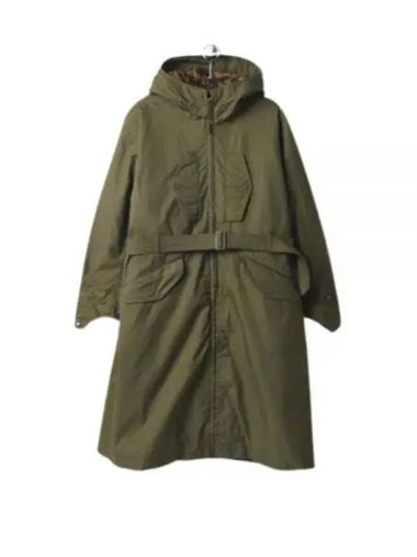 Storm Coat Olive CP Weather Poplin 23F1D033 NQ191 EU001 - ENGINEERED GARMENTS - BALAAN 1