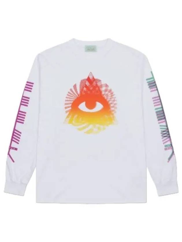 Aries Neo Druid T Shirt White Long Sleeve - ARIES - BALAAN 1