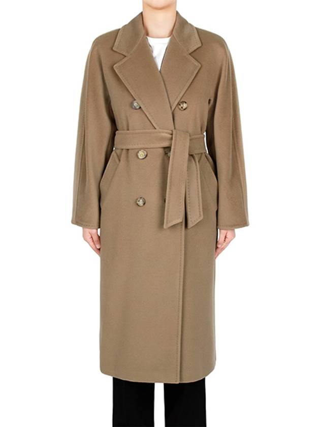 Camel Madame Wool Cashmere Coat 21018011 001 - MAX MARA - BALAAN 1