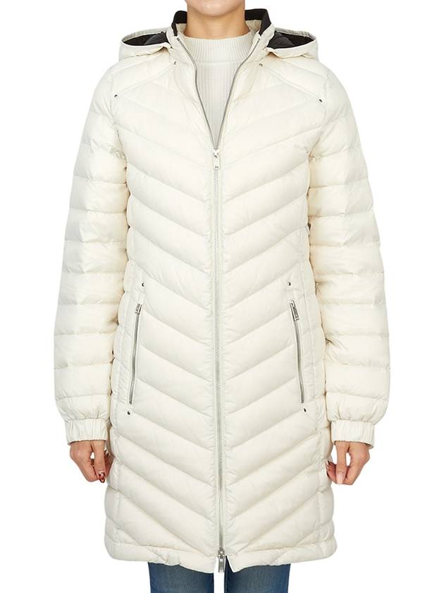 Women s Air Down Hooded Parka White - MOOSE KNUCKLES - BALAAN 5