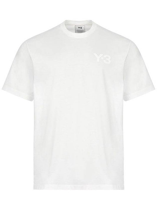 Logo Short Sleeve T-Shirt White - Y-3 - BALAAN.