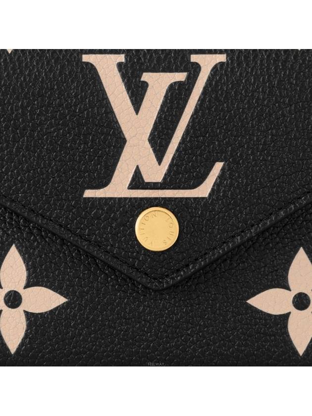 Victorine Tri-Fold Card Wallet Black - LOUIS VUITTON - BALAAN 6