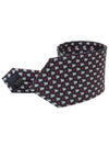 Men's Teddy Bear Print Silk Tie Navy - SALVATORE FERRAGAMO - BALAAN 4