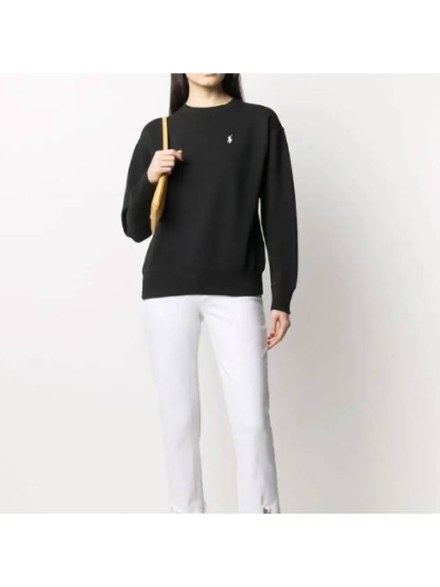 Polo Women s Brushed Lining Pony Logo Embroidered Sweatshirt 211794395001 - RALPH LAUREN - BALAAN 2