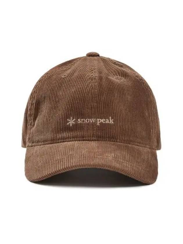 Corduroy ball cap Brown S24FUFBC63 - SNOW PEAK - BALAAN 1