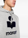 Miley Big Logo Hoodie Grey - ISABEL MARANT - BALAAN 3