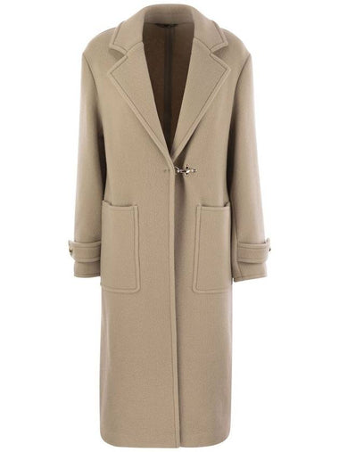 Wool and Cashmere Coat - FAY - BALAAN 1