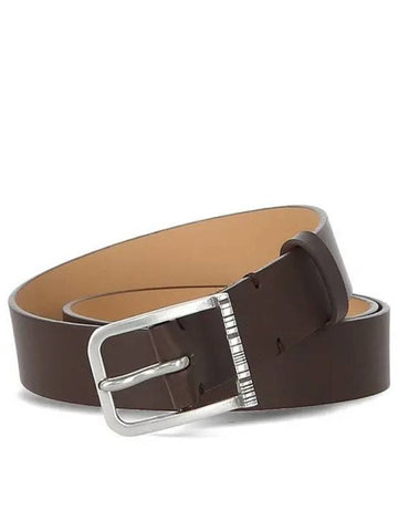 Shadow stripe M1A 7708 LSHAST 66 logo leather belt _ 991898 - PAUL SMITH - BALAAN 1