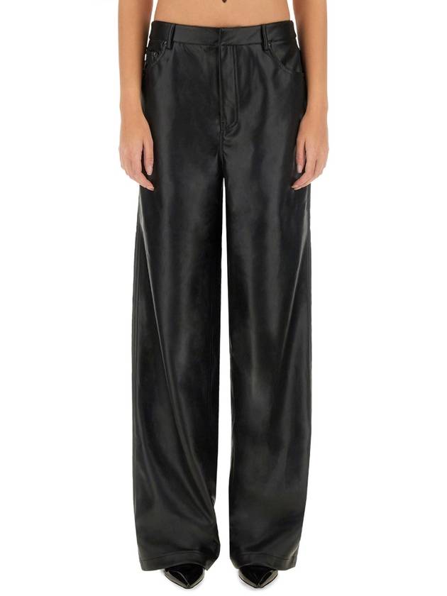 FAUX LEATHER PANTS - ROTATE - BALAAN 1