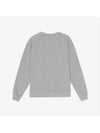 Embroidered Logo Cotton Sweatshirt Grey - GANNI - BALAAN 3