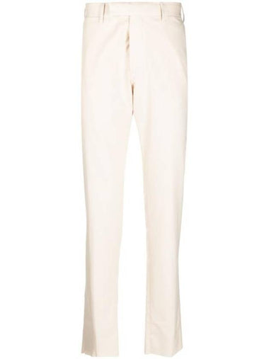 23SS Men's Beige Cotton Pants UBI20A5 TR10993 BPG - ERMENEGILDO ZEGNA - BALAAN 1