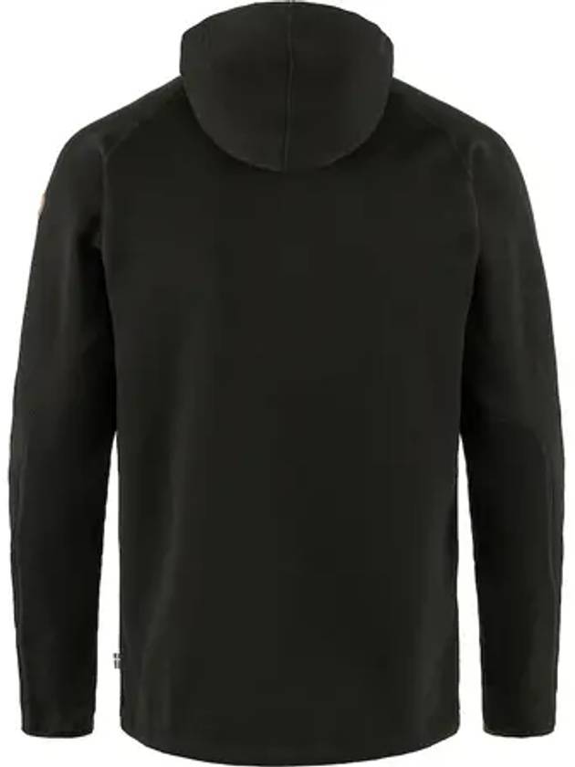 Men's Ovik Fleece Hoodie Black - FJALL RAVEN - BALAAN 3