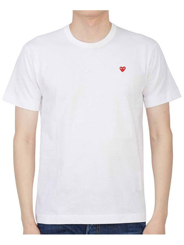 Comme des Gar ons Mini Red Waffen Men s Short Sleeve T Shirt AZ T304 051 2 - COMME DES GARCONS PLAY - BALAAN 1