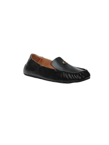 Ronnie Leather Loafers Black - COACH - BALAAN 1