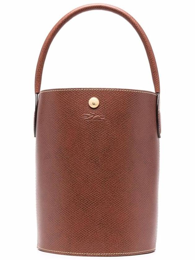 Epure Leather Bucket Bag Brown - LONGCHAMP - BALAAN 2