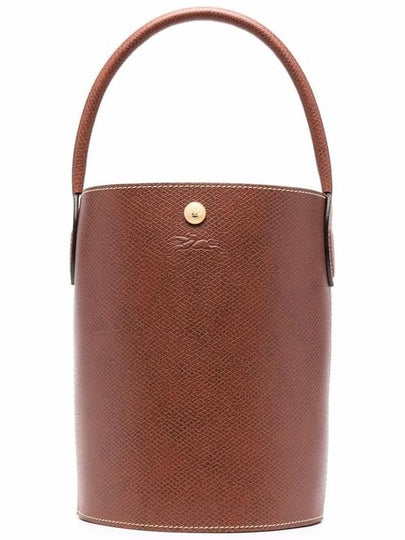 Epure Leather Bucket Bag Brown - LONGCHAMP - BALAAN 2