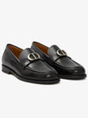 Granville CD Logo Leather Loafers Black Polished - DIOR - BALAAN 2