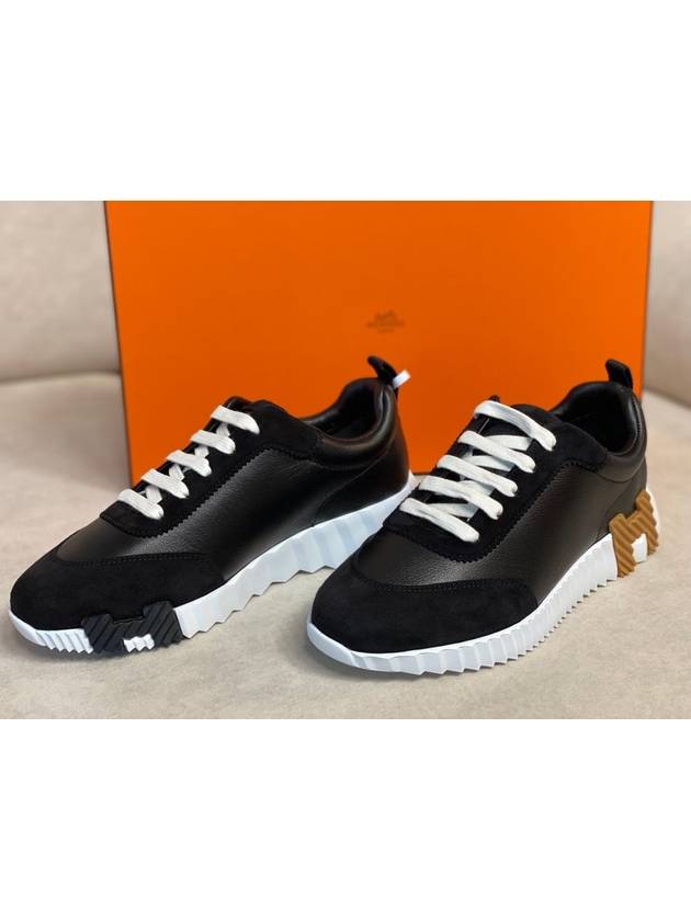 Bouncing Low Top Sneakers Noir - HERMES - BALAAN 4