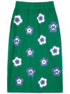 Flower H Line Skirt Green - METAPHER - BALAAN 6