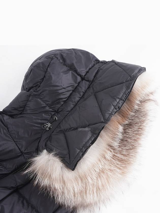 Boedic Long Down Padding Black - MONCLER - BALAAN 10