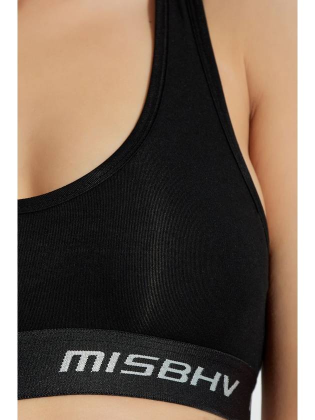 MISBHV Bra With Logo, Women's, Black - MISBHV - BALAAN 4