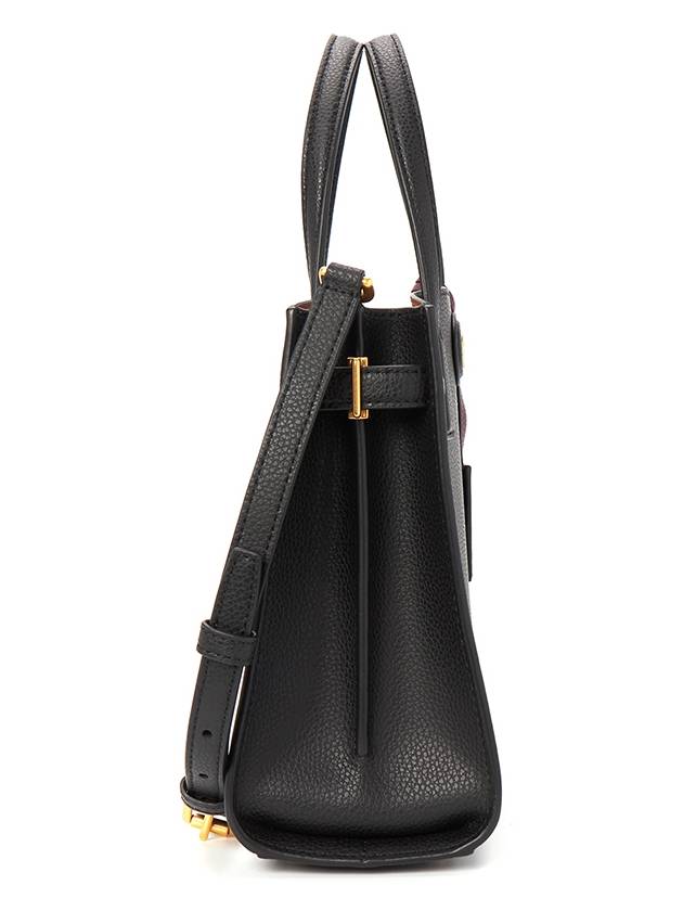 Robinson Small Tote Bag Black - TORY BURCH - BALAAN 4