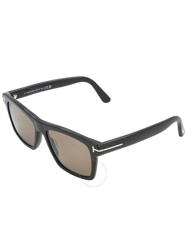 Tom Ford Buckley Polarized Roviex Square Men's Sunglasses FT0906 01H 56 - TOM FORD - BALAAN 3