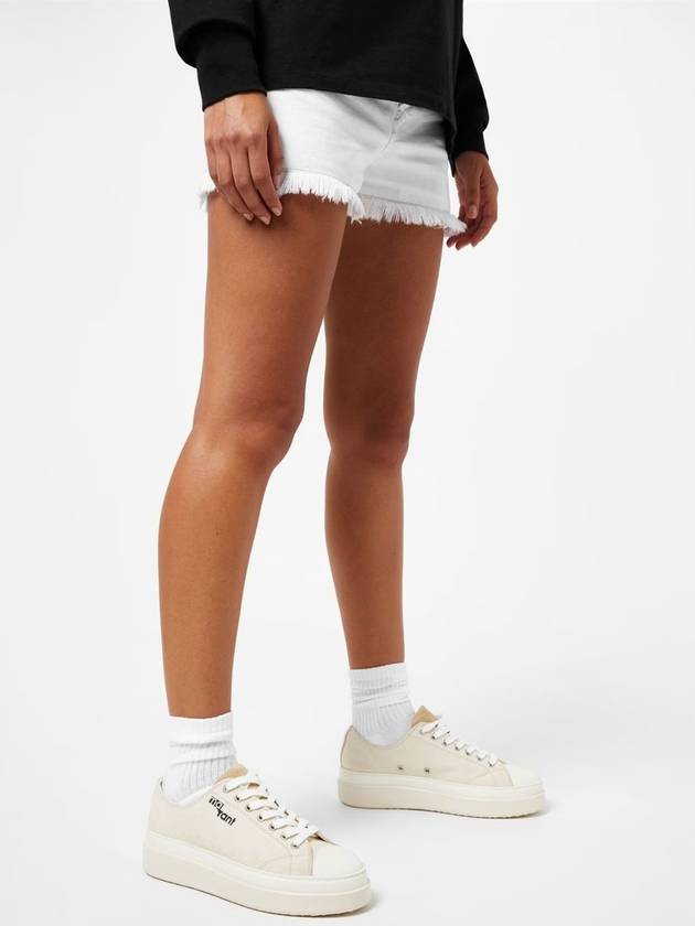 Austin Logo Print Platform Low Top Sneakers Ecru - ISABEL MARANT - BALAAN 7