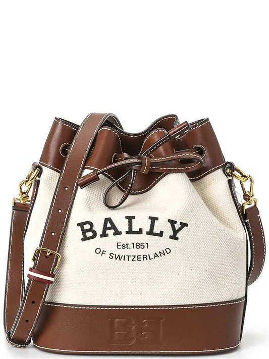 Mini Cleo Bucket Bag Beige - BALLY - BALAAN 2