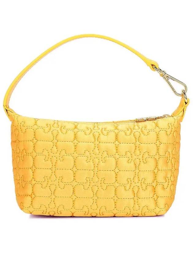 Butterfly Small Tote Bag Yellow - GANNI - BALAAN 4